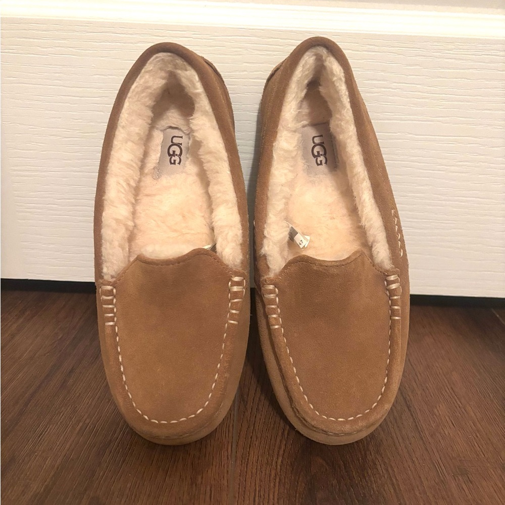 UGG Brown Suede Slip-Ons